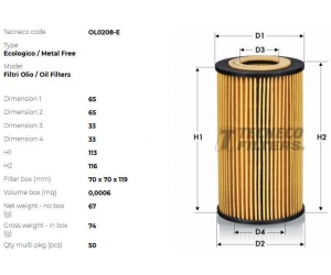 OL0208-E TECNECO FILTERS 